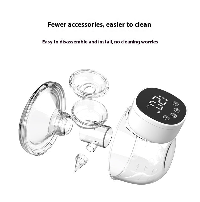 Silent, Smart Pumping: Digital Rechargeable Breast Pump for Work & Travel