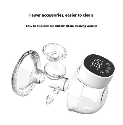 Silent, Smart Pumping: Digital Rechargeable Breast Pump for Work & Travel